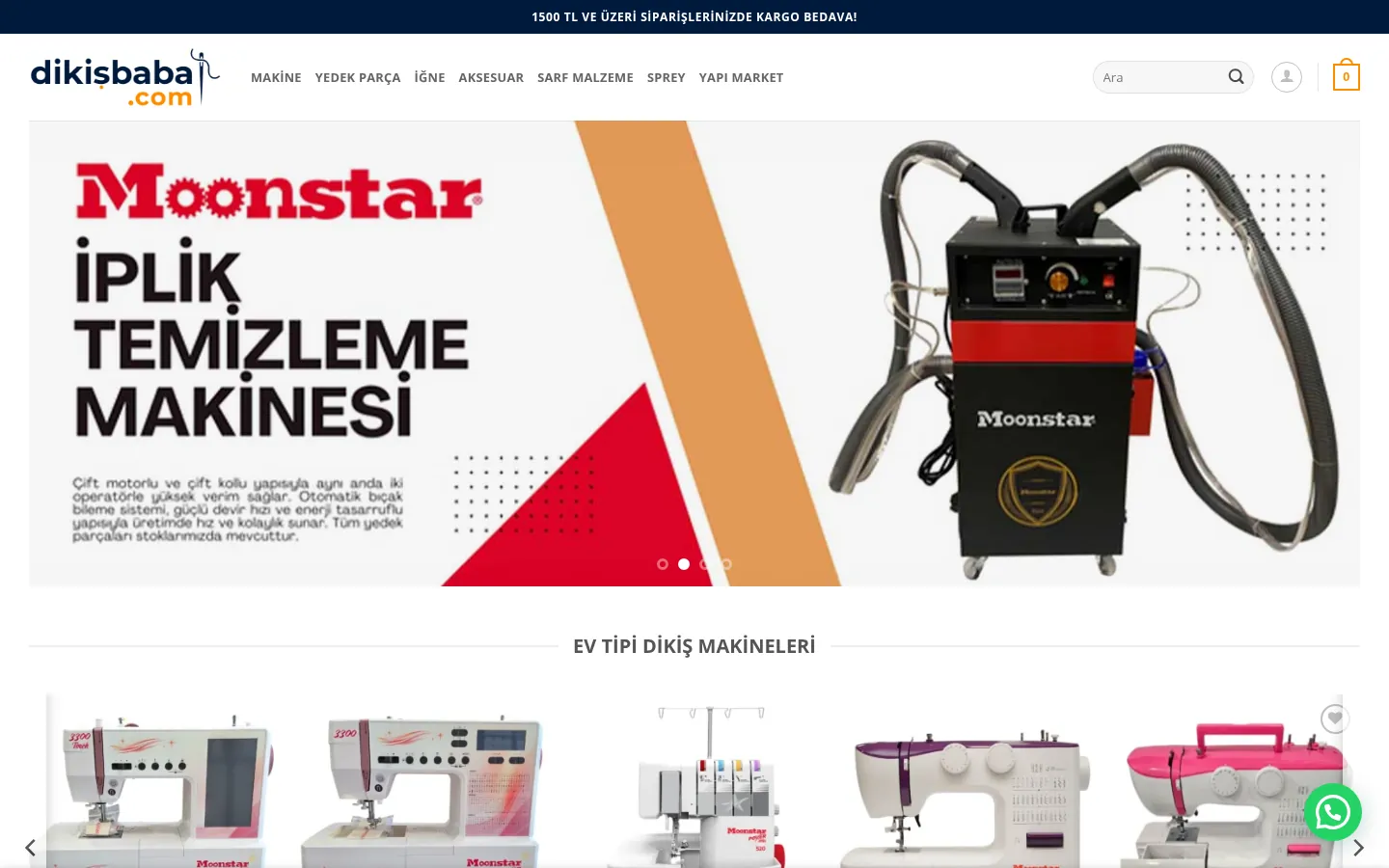 dikisbaba.com ana sayfa, masaüstü görünüm