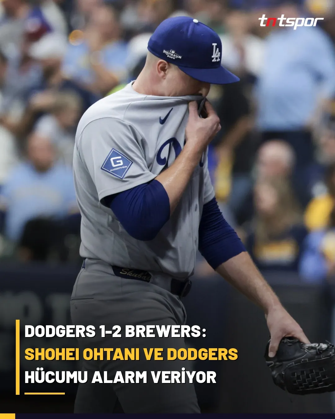tntspor 4:5 haber görseli: “Dodgers 1-2 Brewers: Shohei Ohtani ve Dodgers hücumu alarm veriyor”